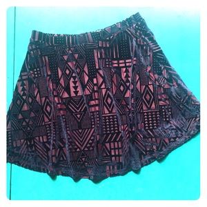 Velvet skater-skirt from LA Hearts!